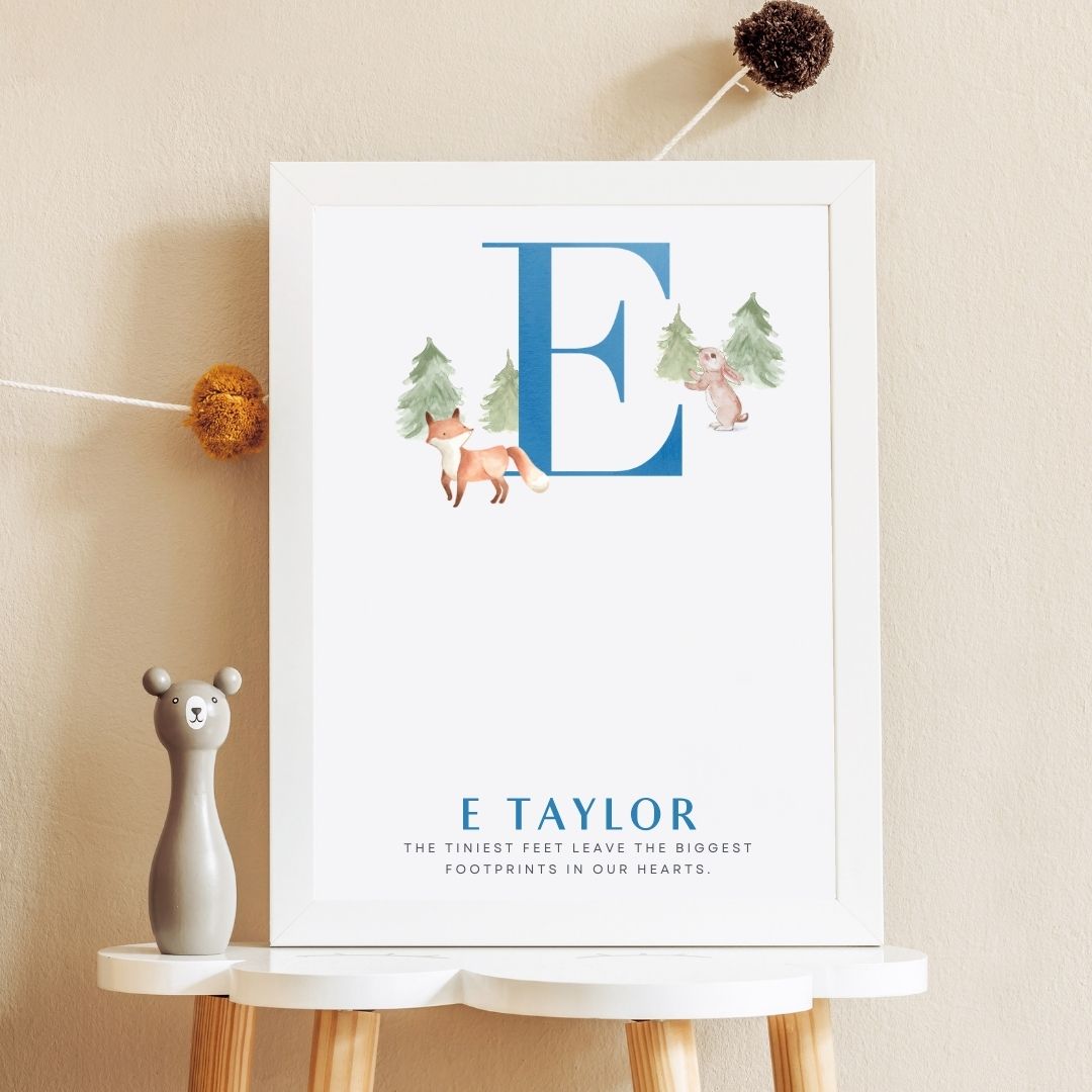 Forest Friends - Personalised Print