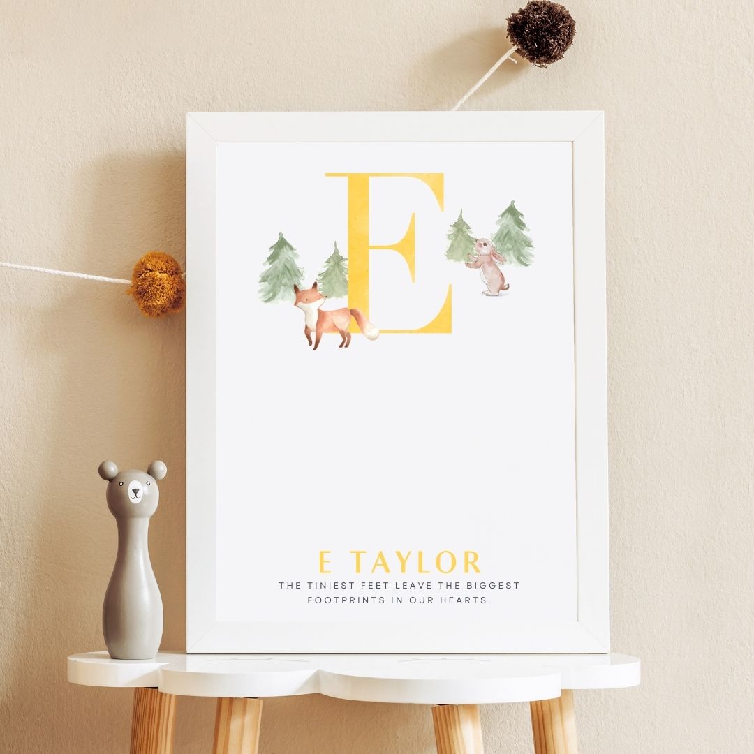 Forest Friends - Personalised Print